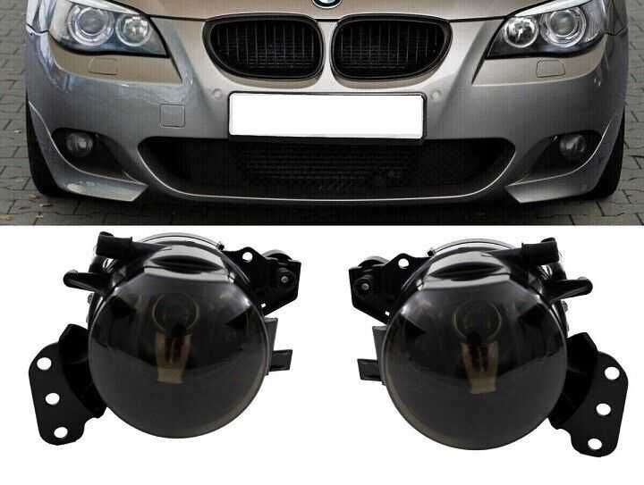 Proiectoare ceata bara M-Tech M-Sport BMW E60 E61 fumuriu NOU