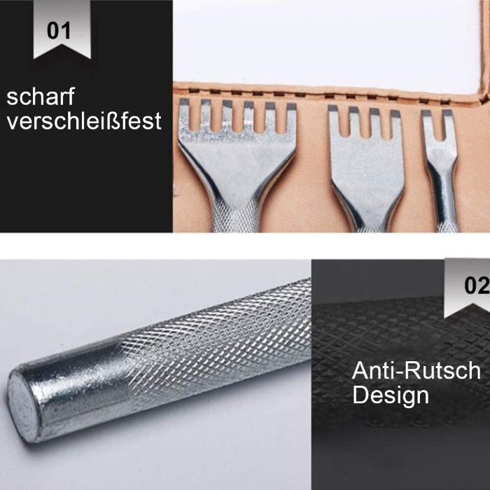 кожарски, сарашки вилици за обработка на кожа, замбовидни, диагонални