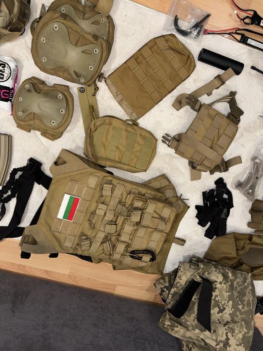 Airsoft оборудване еърсофт реплика униформа cyma platinum каска оптика