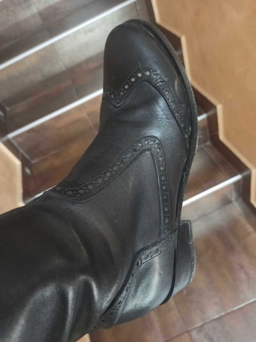 Дамски ботуши от естествена кожа