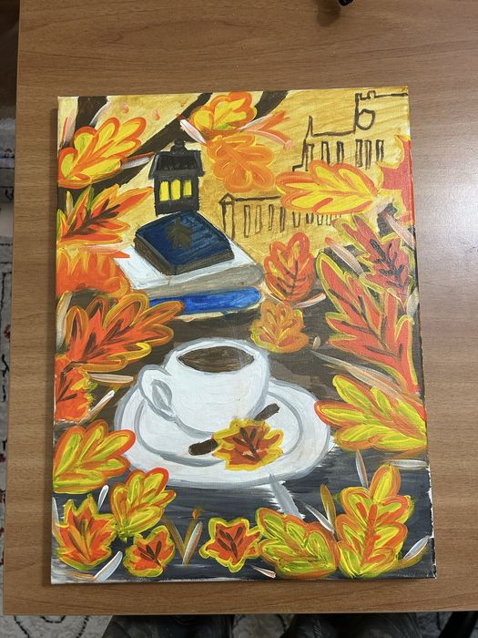 Рисунки на холсте детские