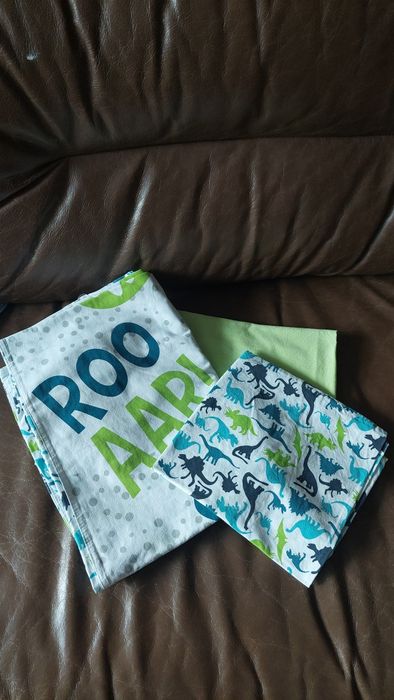 З бр 100 % памучни чершавчета за детско легло