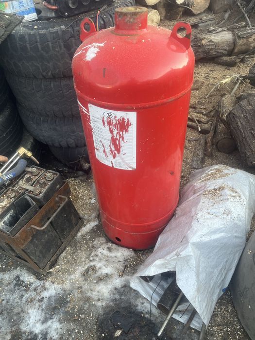 Огнетушитель толстастенный под печь буржуйка