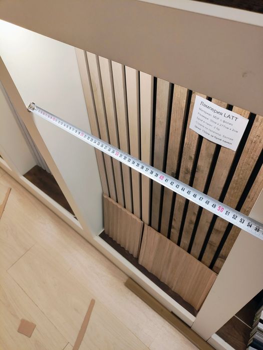 МDF шкаф за мостри с LED