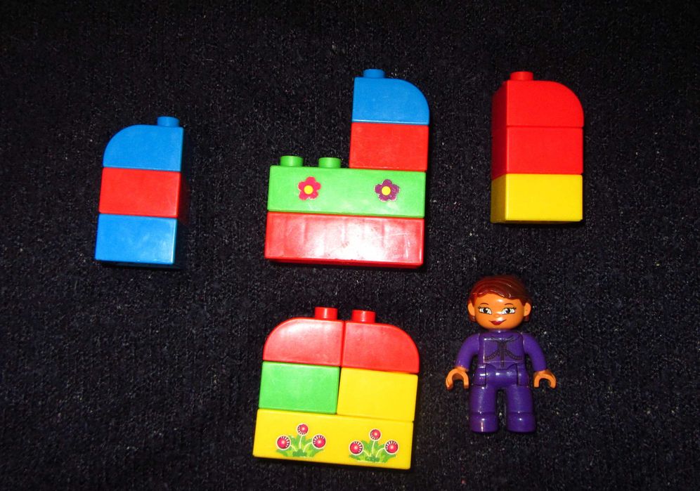 Mega bloks 15 части и човече, камион пожарна Fun time