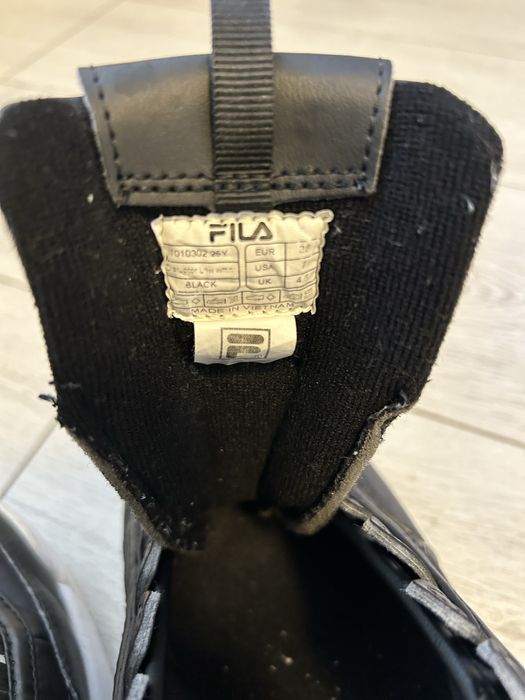 Fila sneakers DISRUPTOR culoarea negru