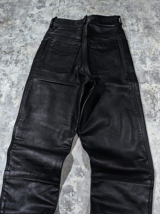 Biker leather pants
