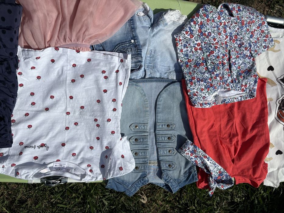 Лот с летни дрешки на LC Waikiki, Zara, HM, GAP за момиче на около 2 години