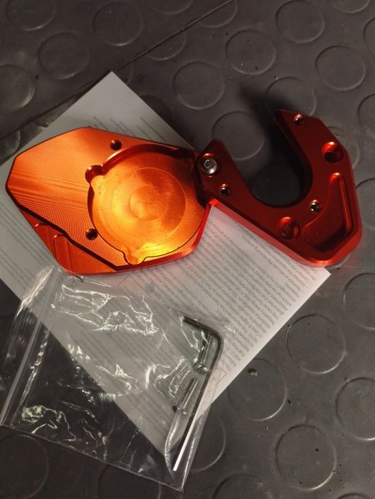 Camel toe, стойка мотор KTM, уширител стъпка странична стойка Ктм