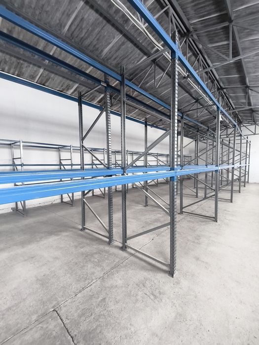 Rafturi industriale pentru EURO paleti, inaltime 3.5 m, 1500 kg/nivel
