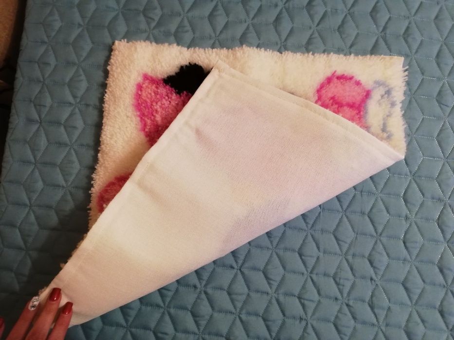 Фъкано килимче ръчна изработка