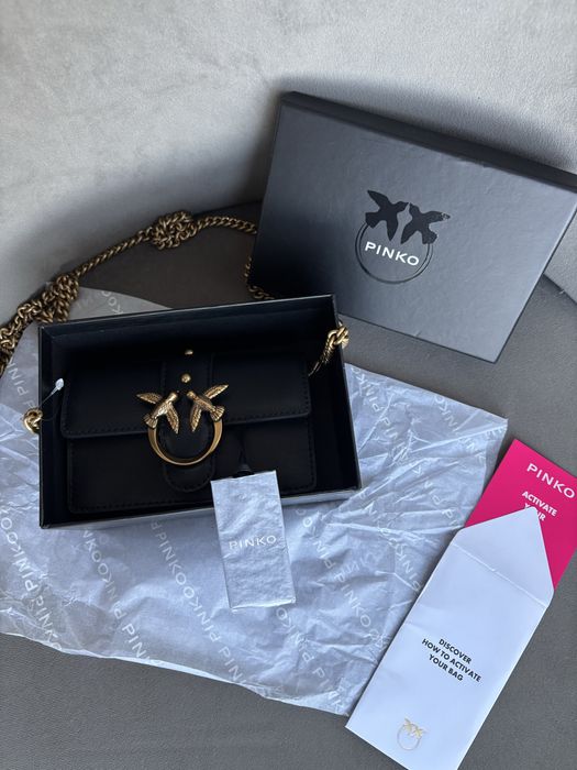 Geanta Pinko originala - neagra - noua, cu eticheta si card