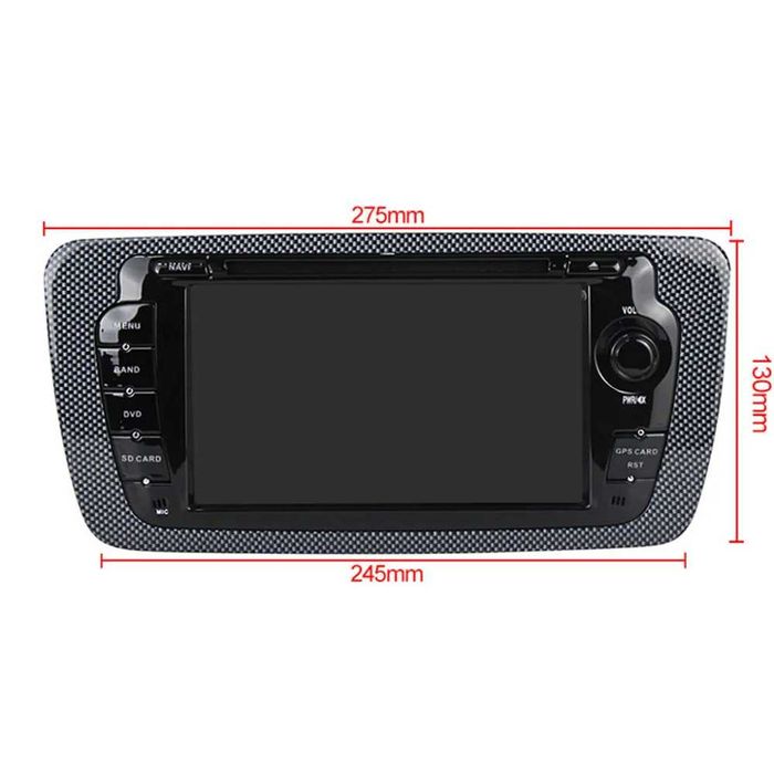 SEAT IBIZA 6J MK4 CUPRA 2009-2013 - 7'' НАВИГАЦИЯ БЕЗ ДВД  Андроид 15