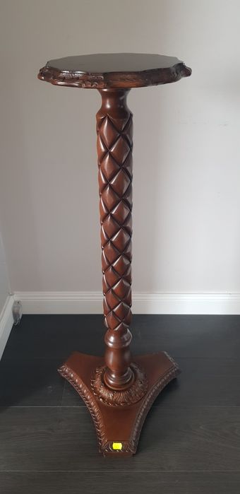 Piedestal/Suport vechi din lemn masiv