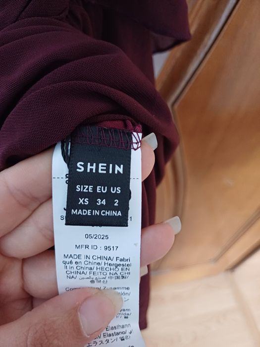 Rochie de vară vişiniu închis de ocazii
