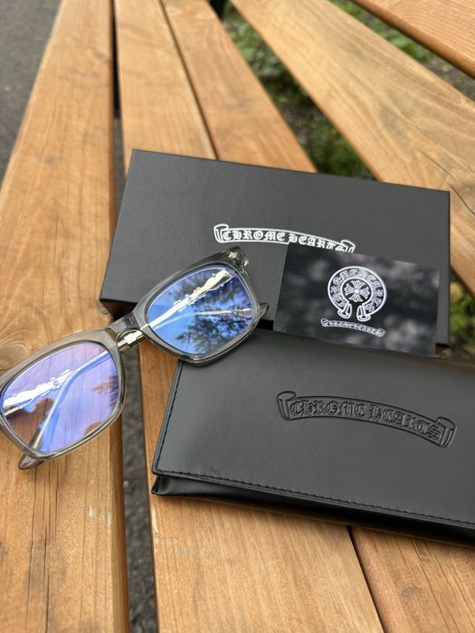 Очили Chrome Hearts Blue Lens