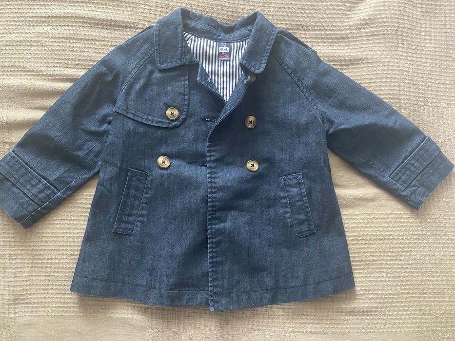 детско дънково палто Zara