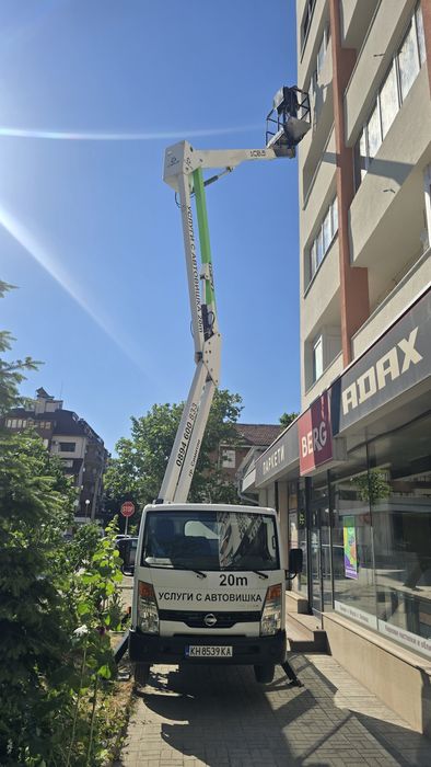 Услуги с автовишки.Автовишки под наем.20 метра