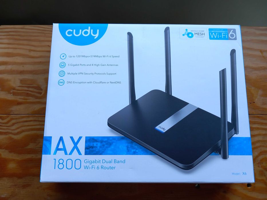 РУТЕР CUDY X6 /AX1800 Dual-band