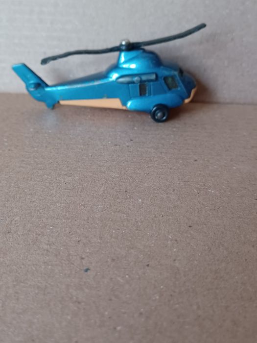 Колекционерска българска метална количка и хеликоптер matchbox
