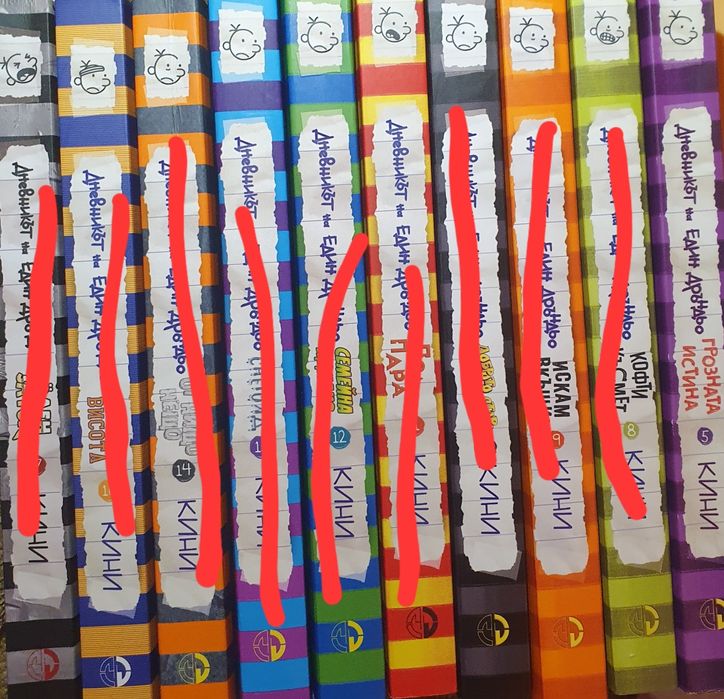 Продавам книги ,,Дневникът на един ДРЪНДЬО)