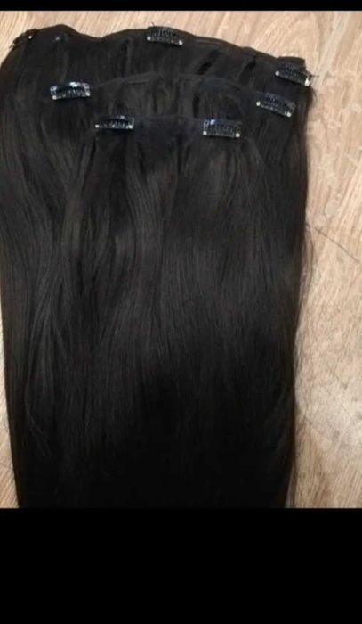 Естествена черна коса