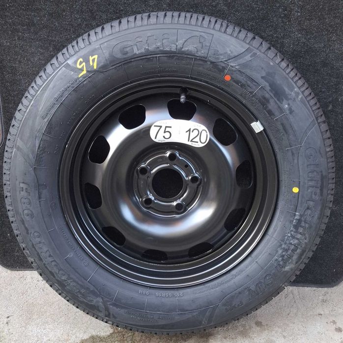 Roată de rezervă Duster pe 16”, nouă!