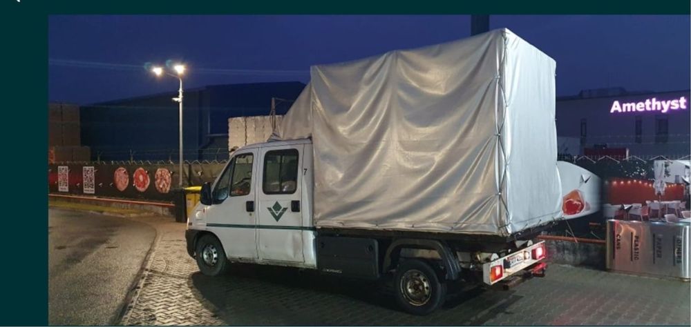 Vand camioneta FIAT Ducato Diesel prelata cabina dubla