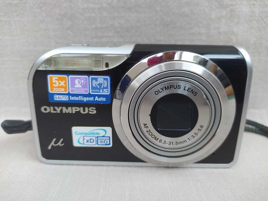 Фотоапарат Olympus MJU-5000 (Midnight Black) – пълен комплект