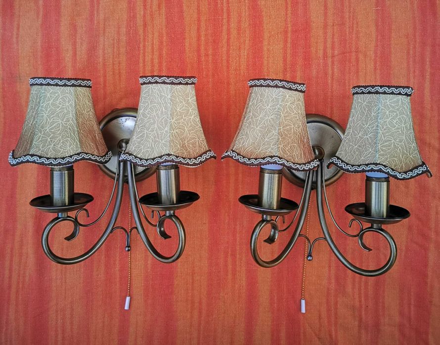 lampa lustra cu abajur veioza set aplica vintage cu intrerupator