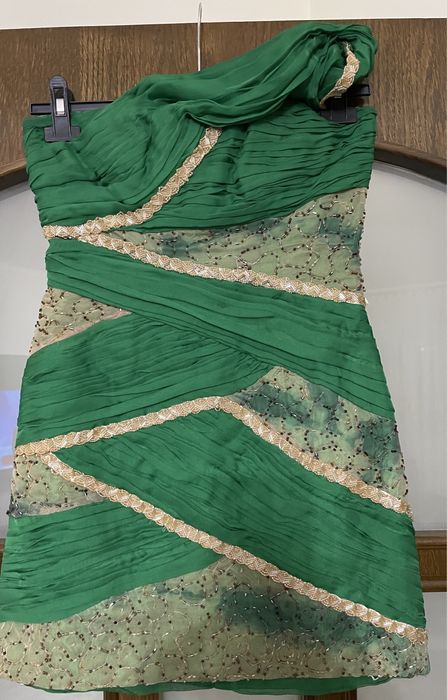 Rochie de seara mini verde