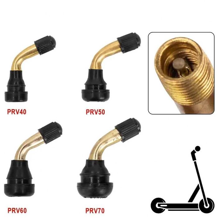 Valva tubeless 45 grade PVR40 PVR50 PVR60 PVR70 trotineta electrica