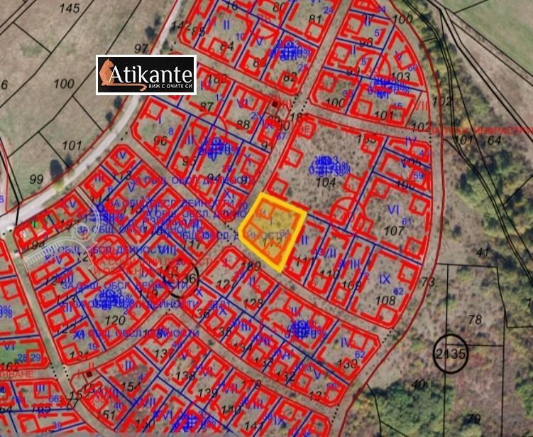 Парцел в София, област- площ 1914 цена 215000