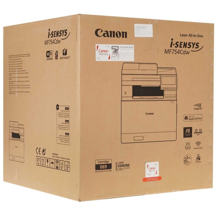 Принтер МФУ Canon i-SENSYS MF754CDW Цветной лазерный А4  Скидки !!!