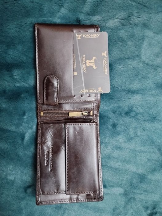 Portofel Bianco Corvo piele naturala