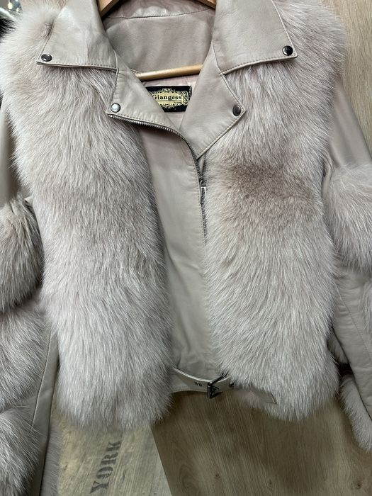 Дамско палто от естествен косъм