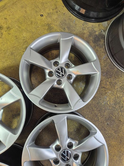 4 Jante Aliaj 5x112 16'' VW Golf Passat Touran Tiguan Caddy Sharan