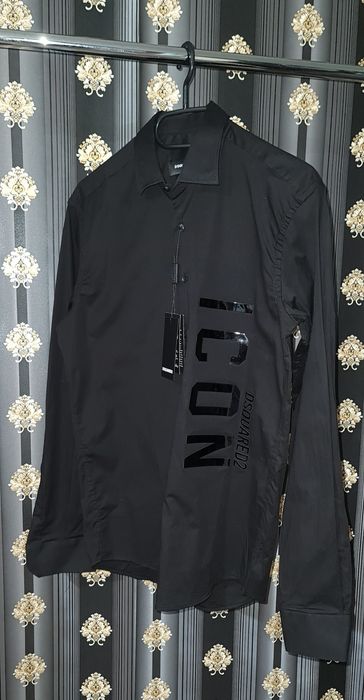 Cămașă icon alb negru  DSQUARED2
