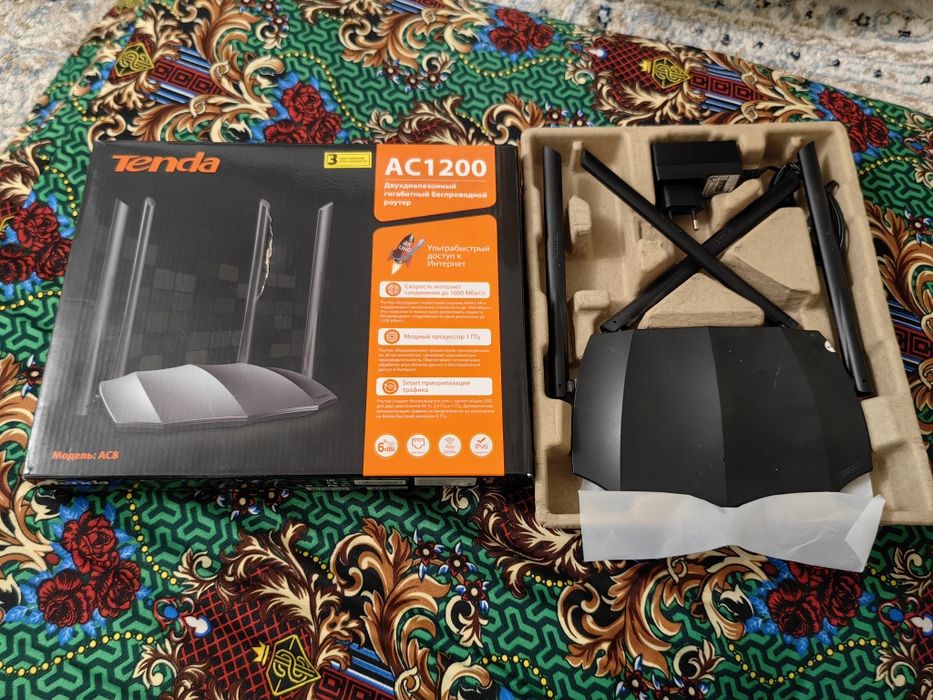 Продам мощный роутер Tenda AC1200