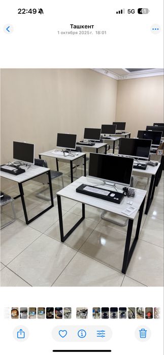 Продаю 4 шт стульев и парт почти новое состояние отличное