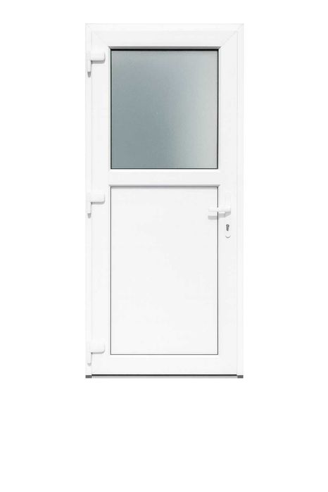 Vand usi cu tamplarie termopan PVC (interior/exterior)