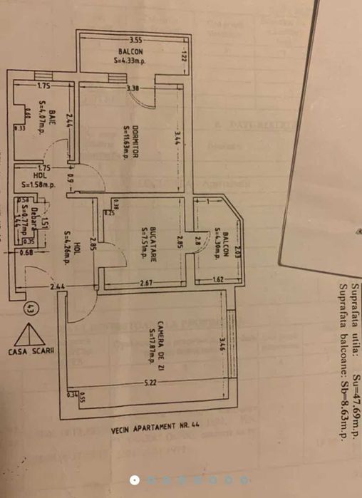 inchiriez apartament 2 camere - Ovidiu, Constanta