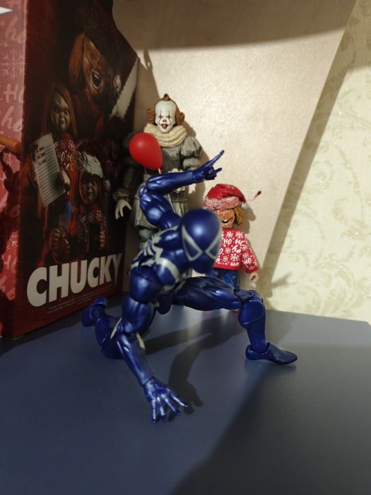 Anti venom spider man action figure