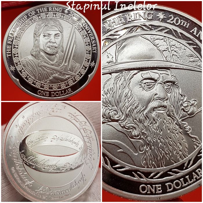 Noua Zeelanda Niue monede lingou argint 999