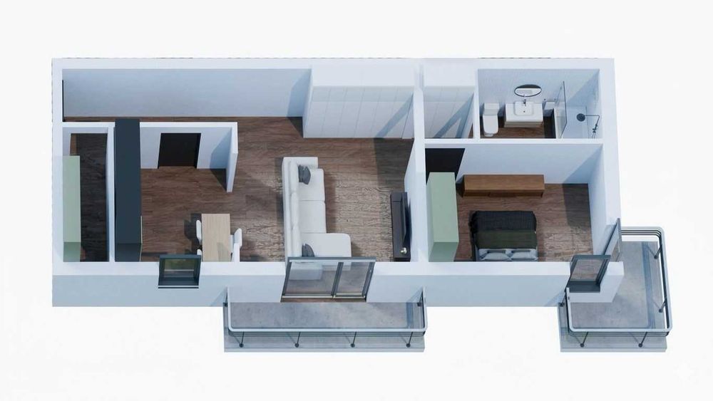Apartament cu 2 camere 56mp Utili | Direct Dezvoltator | Semifinisat | Relax Residence Mureș