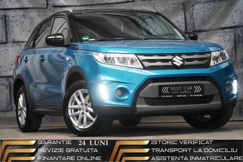 Suzuki Vitara GARANTIE 24 LUNI*RATE*Revizie*120Cp*Led*Navi*Camera*Incalzire