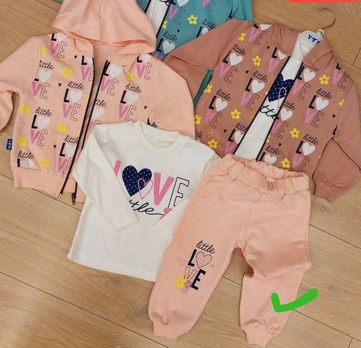 Тройка для девочек  1 годик Турция