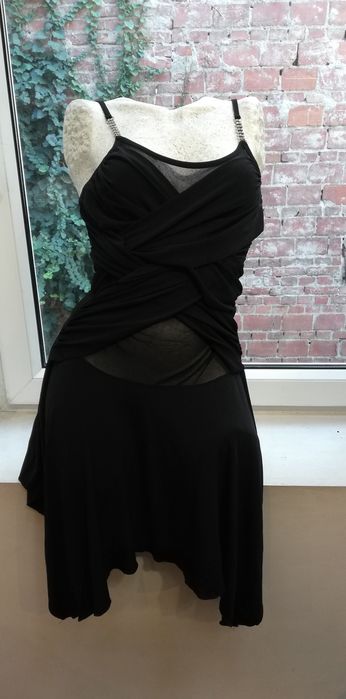 Rochie mulată STILATĂ nouă, maro-ciocolata măsură S-XS