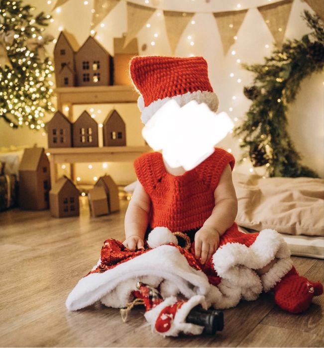 Детское новогодние платье