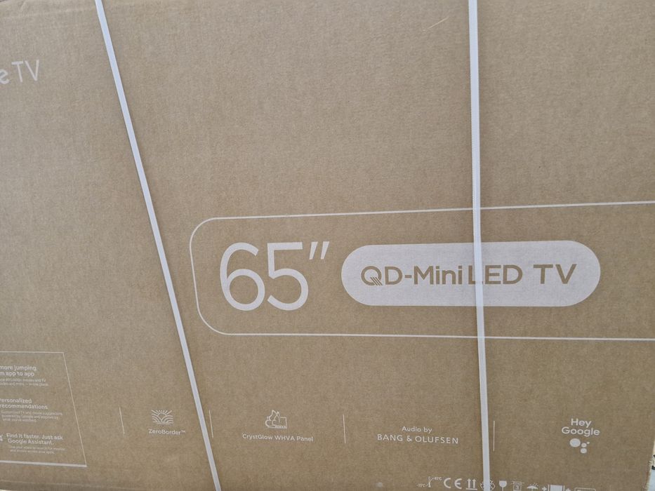 Televizor Mini LED TCL 65Q8C, 164 cm, Google TV, Ultra HD 4K, Clasa D